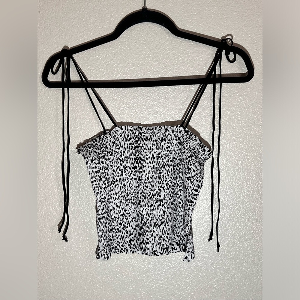 Pistola “Into The Wild” Smocked Crop Top – XS – NWT